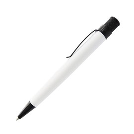 Retro 51, Tornado Twist-Top Rollerball pen, Chaplin White with Black accents, Glows in the Dark (VRR-2127)