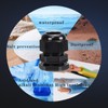 16 Sets PG7 Waterproof Nylon Cable Glands, Cable Gland, Plastic