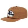 Local Crowns Oklahoma Golfer Views Patch Adjustable Snapback Cap tan