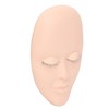 Eyelash Extension Mannequin Head with 6 Pair Replacement Eyelids Soft