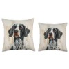 German Shorthaired Pointer Watercolor Graphic Throw Pillow