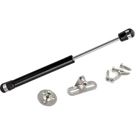 6" Length Gas Strut, 30N/7 lb Hydraulic Air Prop Lift Support Cabinet Hinge Kitchen Cabinet Door Air Spring Door Impact Cabinet Hinge Black, (2 Sets)