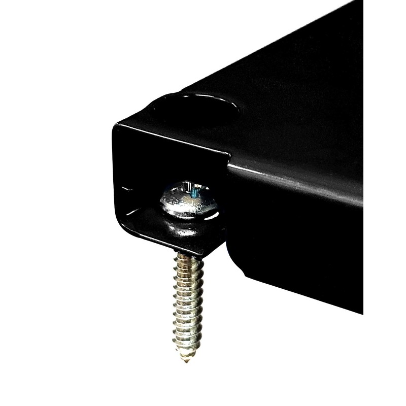 Wall Control 30-P-3232B Black Metal Pegboard Pack - (2) 32"