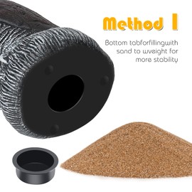 3-Pack Owl Decoys for Bird Deterrent - Weatherproof Bird Repellent Devices for Outdoor Use - Plastic Owls to Scare Birds Away and Control Garden Pests | Ruolan