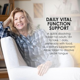 B12 1000 mcg Quick Dissolve Tablets | Supports Healthy Energy Production & Food-to-Energy Conversion | 200-Day Supply | Easy-to-Take Daily Supplement