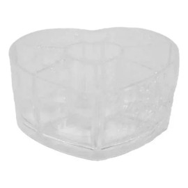generic,neceser,neceser de viaje mujer,bolsa cosmetiquera dama,cosmetiqueras para viaje,bolsa de maquillajem,bolsa maquillaje,bolsa para maquillaje,bolsa de maquillaje,cosmetiqueras Caja De Acrilico En Forma De Corazón, Ideal Para Tocador.