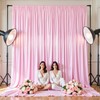10x10 ft Pink Glitter Backdrop Curtain or Parties, Wrinkle Free