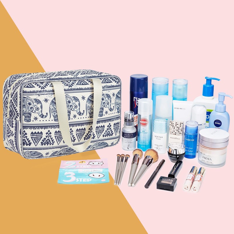 Full Size Toiletry Bag Large Cosmetic Bag Travel Makeup Bag
