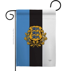 Nationality Estonia Garden Flag Regional Nation International World Country Particular Area Small Decorative Gift Yard House Banner Made in USA 13 X 18.5