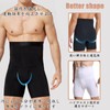 Zleufirty Men's Belly Wrap Pants, Compression Spats, Open Front, Shaping