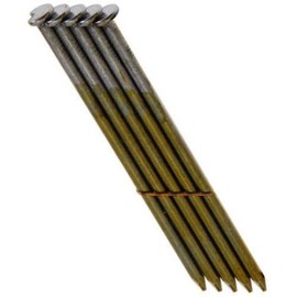 Grip Rite Prime Guard GRS10D 28-deg Bright Wire Clipped Head Nails, Smooth 3-inch by .120, Steel (2000 per Pack)