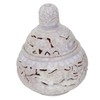 NOVICA Jar, Medium, White