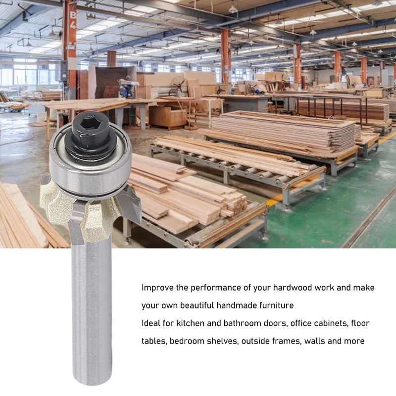 Round Over Router Bit Roundover Edge Bit Woodworking Chamfer Tool