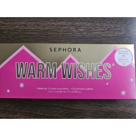 Eyeshadow Sephora * Warm Wishes * Eyeshadow Palette 12 Shades Nudes - New in Box