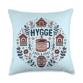 Hygge Time - Enjoying Simple Things in Life Throw Pillow