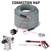 Hourleey Pressure Washer Hose 100FT, Kink Resistant High Tensile Wire