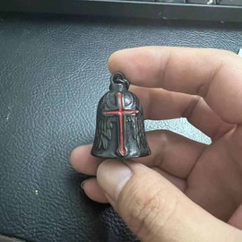 Cocoarm Campana para Moto, Campana Biker Protección Motociclista Campana de Buena Suerte Acero Inoxidable Timbre de Ciclismo, para Motos Bicicletas SUV y Camiones