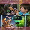 LOFICOPER LED Aquarium Thermometer, Wireless Digital Marine Thermometer with ℃/℉,
