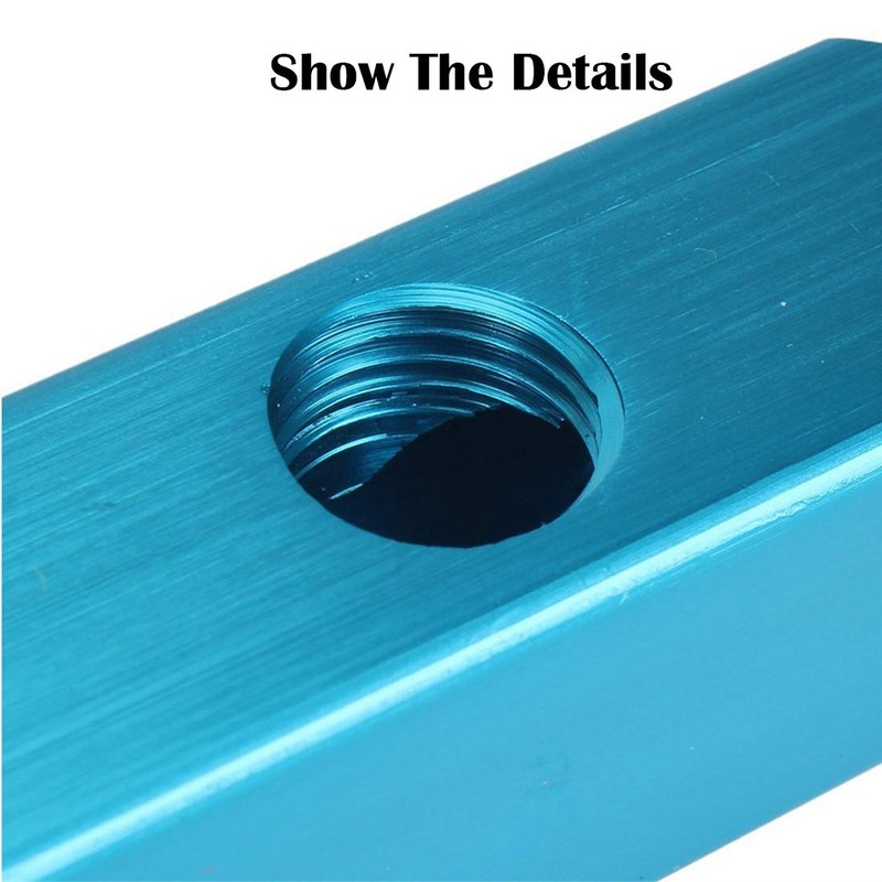 Beduan 1/4" 2 Way 5 Port Aluminum Air Hose Inline