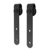 Silent Sliding Barn Door Heavy Duty Cabinet Door Rollers Kit,