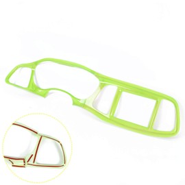 Voodonala for Challenger Center Consoles Dash Board Dashboard Instrument Protecter Cover Trim Garnish for 2015-2024+ Dodge Challenger Interior Accessories ABS Green, 4pcs