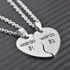 Weirdo Necklaces for 2 Best Friend Necklaces BFF Friendship Birthday