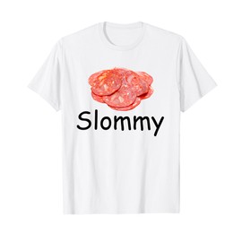 Slommy Salami Meme Gen Z Misspelled Weird Joke Funny Silly T-Shirt