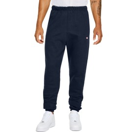 Champion Men's Reverse Weave Pants (Retired Colors), Navy C Logo, Small