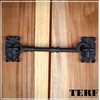 TERF® 100mm Heavy Duty Antique Black Cabin Door Hook and