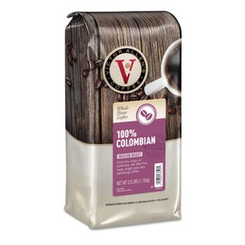 Victor Allen's Coffee 100% Colombian, Medium Roast, Whole Bean Coffee, 2.5lb Bag