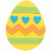 Baker Ross Easter Egg Foam Magnets for Crafts, Pack of