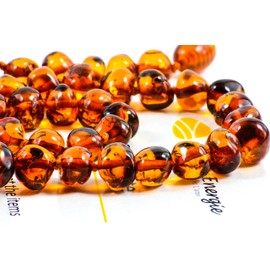 100% Baltic Amber Necklace, Best Quality (Cognac), amber, Amber