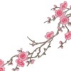 Uniquer 4Pcs Decorative Patches Plum Blossom Iron On Patches for