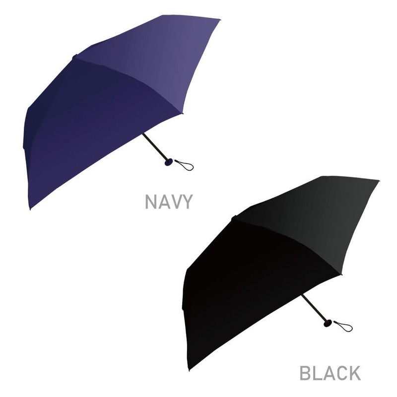 Nakatani AMANE Women's Folding Umbrella, Air+ Black, 834-006, Hand Opening,