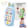 LEADSTAR Baby Handy Musikspielzeug ab 1 Jahr, Kindertelefon mit Musiklichten,