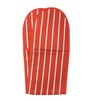 Classic Butcher's Stripe Double Oven Glove in Red