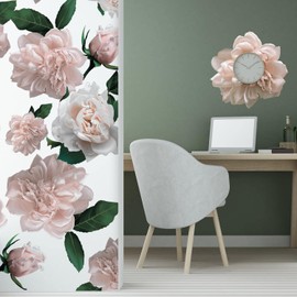 WALPLUS Wall Stickers Room Decor Gifts for Girls Peel and Stick Removable for Nursery Kids Toddler Bedroom Living Room Kitchen Oversized Classic Roses 16 Pieces