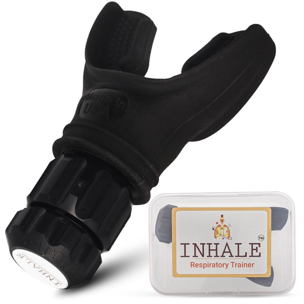 Inhale Respiratory Trainer | Compact Lung Exercise Device with High