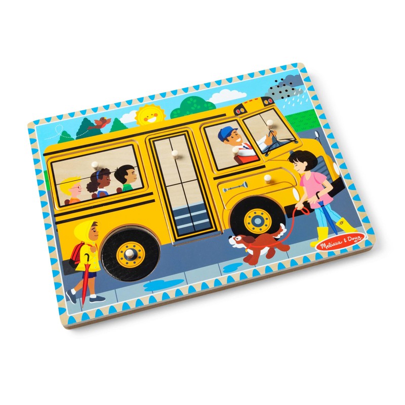 Melissa & Doug The Wheels on The Bus Song Puzzle