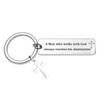malyunin Christian Gift Keychain For Men Religious Gift Bible Verse