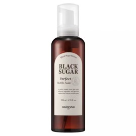 Skinfood 스킨푸드 블랙슈가 퍼펙트 버블 폼, 200ml, 1개 Skin Food Black Sugar Perfect Bubble Foam, 200ml, 1ea [200ml x 1 piece]
