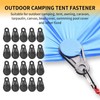 20PCS Tarpaulin Clips, Tarp Grabbers, Tarp Tie-Down Clips, Clips for