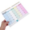 NUOBESTY Monthly Wall Calendar 2025.7-2026.12 Planner Calendar with Multi Country