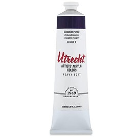 Utrecht Artists' Acrylic Paint - Dioxazine Purple, 5 oz tube