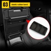 AOMSAZTO Armrest Cover for Civic Honda 2012-2015 Black Center Console