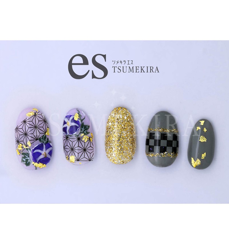 Resin Club TSUMEKIRA ES-WOB-101 Nail Seal, Japanese Pattern Belt
