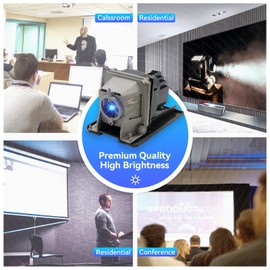 ZMSTLAMP NP13LP NP18LP Quality Replacement Lamp Bulb for NEC NP110 NP115 NP210 NP215 NP216 NP115G3D V230 V230X V260W V260X NP110+ NP110G