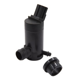 Windshield Washer Pump with Grommet 7L8Z17664A Compatible with Ford Escape, Focus, F150, F350, Mazda B2300, B2500 Mercury Monterey, Mariner Replaces# 7R33-17664-DA, 7L8Z-17664-A, F6SZ-17664-A