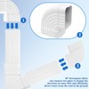 Gutter Elbow 2x3 90 Degree Downspout Elbow Gutter Connector Roofing