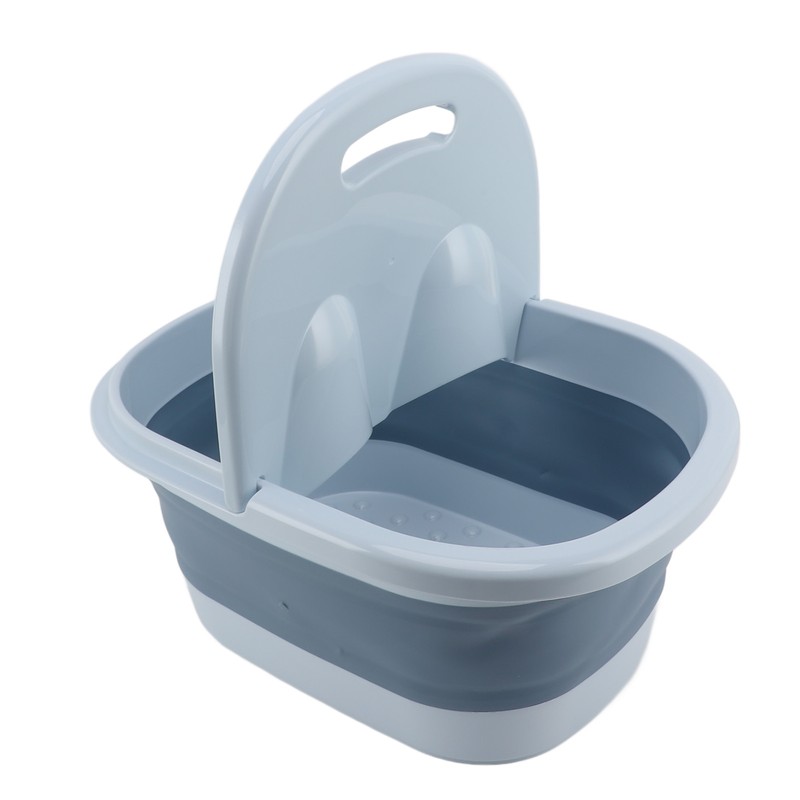 Foldable Foot Bath Basin with Massage Acupoint PP Silicone Foot